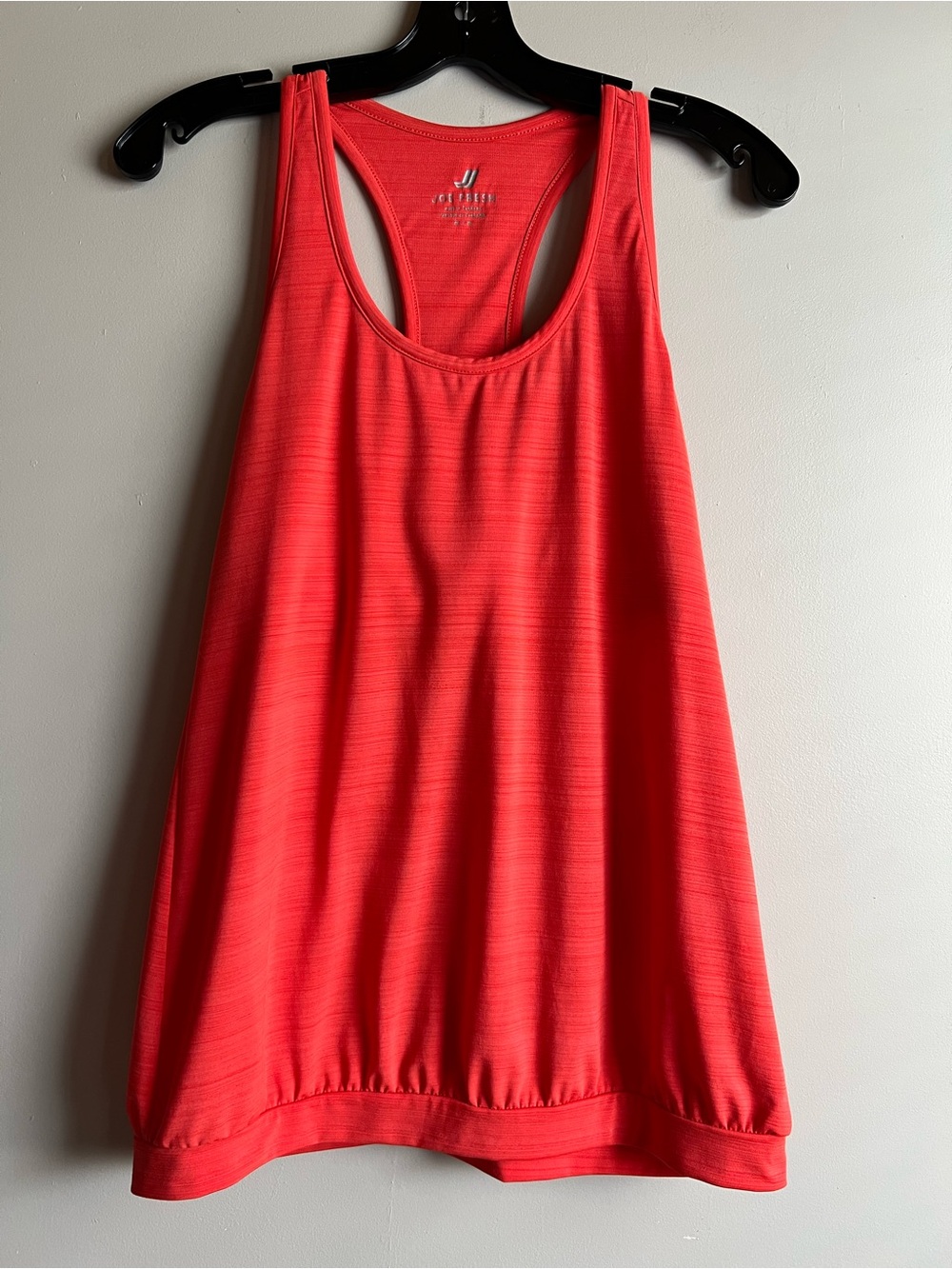 Joe Fresh Active Coral Red Racerback Tank Top Women’s Medium Athletic Workout